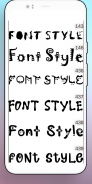 Free Fonts - outline fonts and write calligraphy screenshot 5