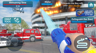 Fire Truck Driving Simulator screenshot 1