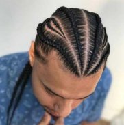 Braids hairstyle for men screenshot 0