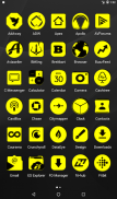 Yellow and Black Icon Pack v4.7 ✨Free✨ screenshot 13