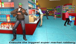 Supermarket Robbery Crime City: FPS Shooting Games screenshot 14