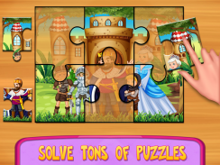 Pink Princess Puzzles Girls Games screenshot 1