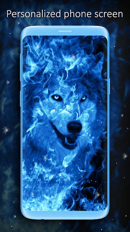 Download Ice Fire Wolf Wallpaper Free for Android - Ice Fire Wolf