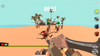Waffe zusammenführen und Zombie schießen screenshot 0