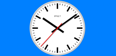 White Analog Clock-7