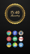 Golden Clocks - Zooper Widget screenshot 3