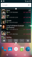 Contacts widget with dialer screenshot 4