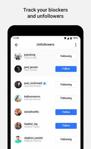 FollowMeter - Unfollowers Analytics for Instagram screenshot 2