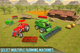 amerikan gerçek traktör organik tarım SIM 3d screenshot 6