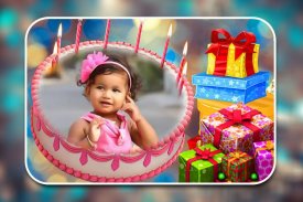 Birthday Cake Photo Frame screenshot 0