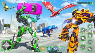 Dino Robot: Dino Car Robot 3D screenshot 1