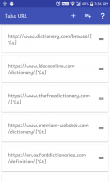 Dictionary Tabs-Search online dictionaries in tabs screenshot 1