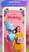 Birthday Video Maker with Song screenshot 0