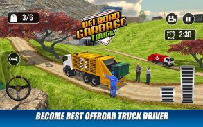 Truk Sampah Offroad: Dump Truck Driving Games screenshot 8