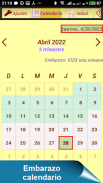Calendario del embarazo screenshot 0
