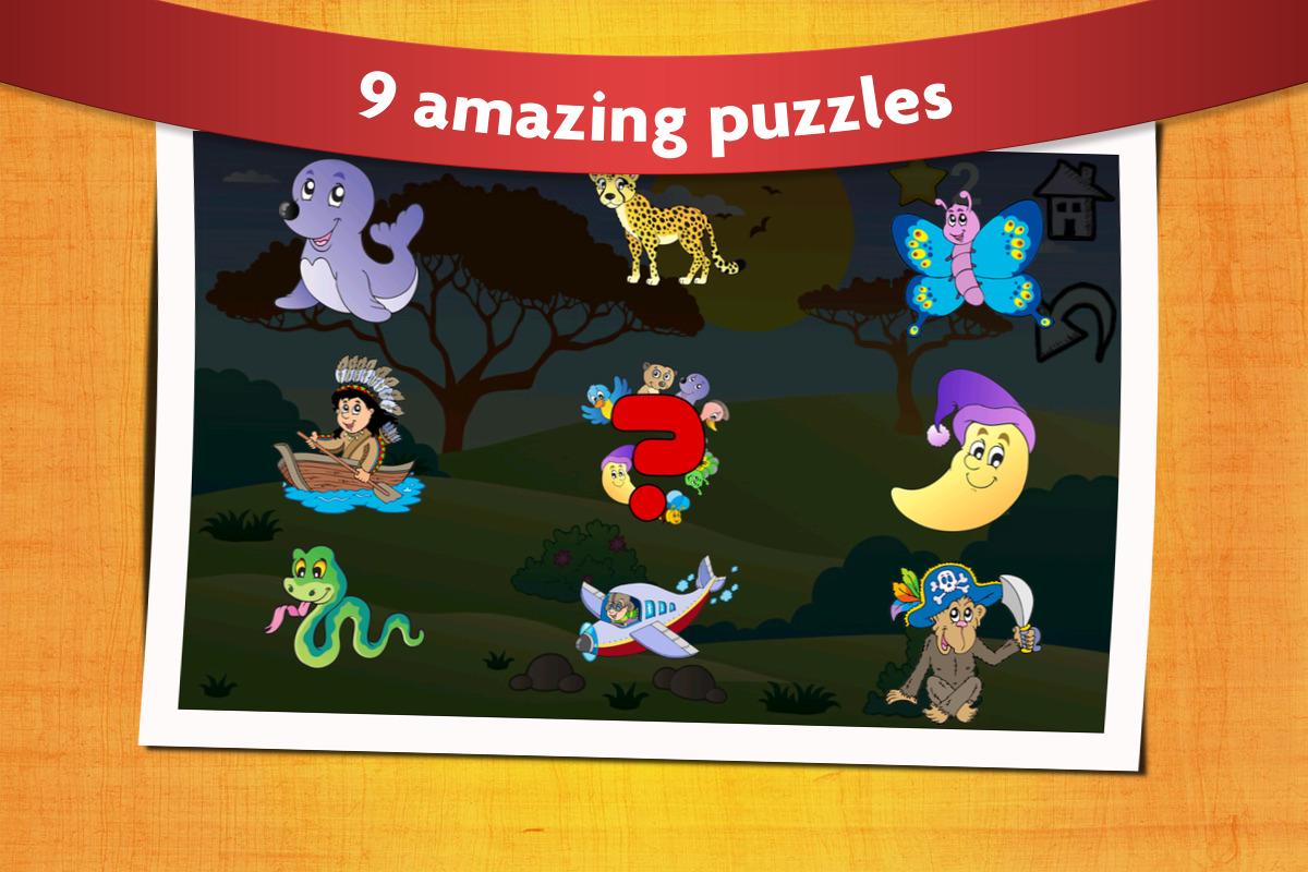 Animais e puzzle para crianças. Jogos educativos para infantis  gratuito::Appstore for Android