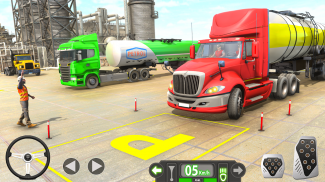 Oil Truck Parking Driving Game screenshot 2