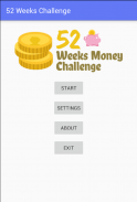 52 Weeks Money Challenge screenshot 0