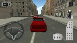 Driving Sports Van in Traffic 3D screenshot 0