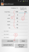 Baker's Percentage Formula screenshot 3