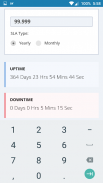 Uptimer -SLA Uptime Calculator screenshot 3