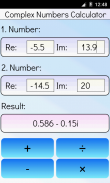 Complex Numbers Calculator screenshot 3