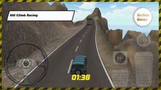 Nyata Jeep Bukit Climb Racing screenshot 2