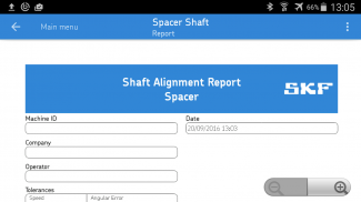 SKF Spacer shaft alignment screenshot 3