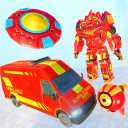 Ambulance robot car rescue game