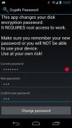 Cryptfs Password screenshot 1
