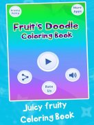 Fruit's Doodle Coloring Book screenshot 5