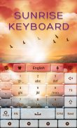 Sunrise GO Keyboard Theme screenshot 5