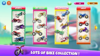 Дети велосипед Hill гонки: Свободный Мотоцикл игры screenshot 13