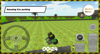 3D Tractor Car Parking screenshot 7