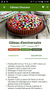 Recettes Gâteau et Gâteau Anniversaire screenshot 0