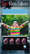 Efeito da foto da chuva: Video Maker screenshot 3