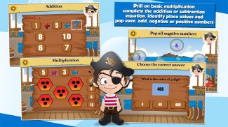 Pirate Kids 2nd Grade Games screenshot 1