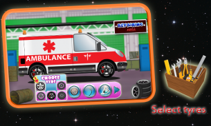 Ambulance Repair Garage game screenshot 1