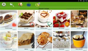 Dessert recipes screenshot 0