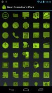 Neon Green Icons Pack - ADW GO screenshot 1