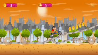 Shin Chan Bike Race screenshot 0