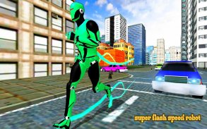 Real Police Robot:Super Lightning Robot Speed Hero screenshot 19