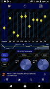 Poweramp v3 skin blue carbon screenshot 1