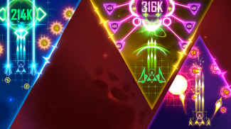 Glow Geometry Space Shooter screenshot 5