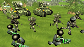 Stickman Simulador de Batalha de tanques screenshot 5