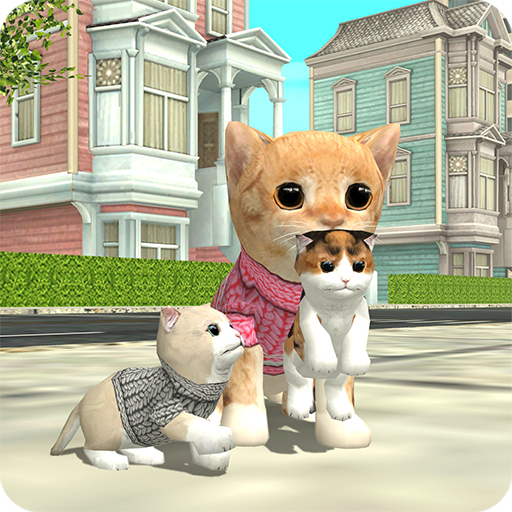 VIREI PAPAI DE UM BEBÊ GATO NO CAT SIMULATOR! 