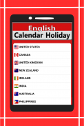 English Calendar Holiday 2020. screenshot 4