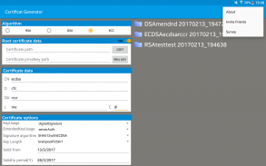 x509 Certificate Generator pfx screenshot 1