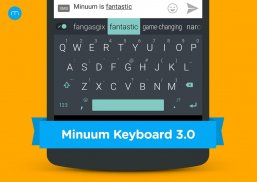 Minuum Keyboard + Smart Emoji screenshot 0