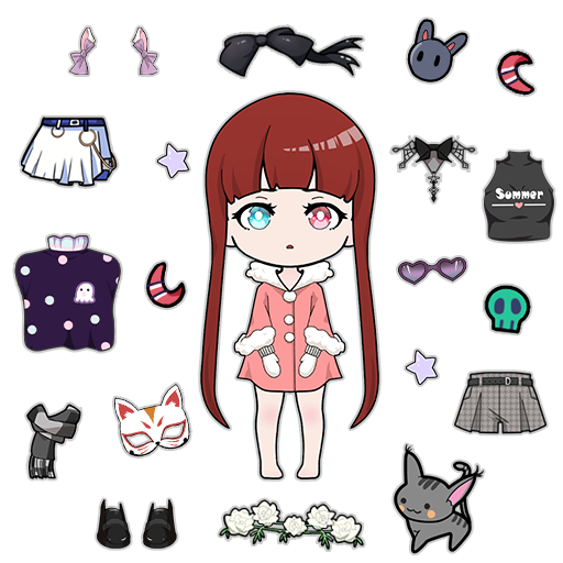 Jogo Vlinder Anime Doll Creator no Jogos 360